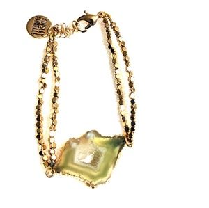 Green stone Kinsley Armelle bracelet